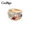 Fashion Jewelry Zinc Alloy Charming Rhinestone Ring Women Party Show Gift Dresses Apparel Promotion Accessories