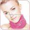 USB Polar Fleece Soothing Vibrating Heated Neck Wrap Massager