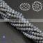 Cheap White 6MM Jade Material Rondelle Opaque Glass Bead made in YiwU China