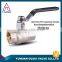 TMOK gas,water,oil Media forged NPT full port brass ball valve with private label on handle CSA FM UL IAPMO