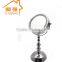 Double sided magnifying lighted makeup mirror with LED