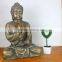 2016 Hot Sale Home Decoration Bronze Flocked Buddha Statue