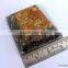 Orgonite Mix Chakra Stone Crystal Black Tourmaline Pyramid With 4 SBB Coil Charged Crystal Point