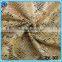 polyester knitting hot stamping partten fabric for garments