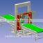 Belt Powered carton green rubber conveyor