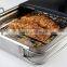 Stovetop smoker stainless steel stovetop smoker metal grill fish smoker