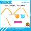 new cable products 2A 2 in 1 charging cable USB Flat TPE