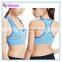 Heathred color nylon/spandex gym clothes active bra for lady