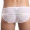 Sexy Men's Transparent Breathable Net Mesh Briefs Cotton Panty Thong Shorts