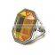 Metal rectangluar shaped solid perfume container /lip gloss ring, OEM designs accepted.<DACA9012>
