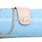 New style lady bag preppy style cow leather messenger bag women