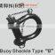 high strength marine hardware type A mooring buoy shackle from china supplier