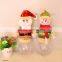 Christmas santa snowman Candy bottle Santa Claus snowman deer toy fancy and jars