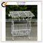 antique iron folding magazine rack