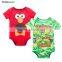 2016 new design novel different cartoon pattern trendy baby clothes