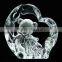 Clear glass home decoration -animal