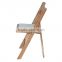 discount promotion solid wood folding chair wholesaler