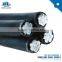 GUYANA PVC insulated Aluminum Conductor Material and power distribution support Application ABC Cable