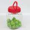 1000ml Square Glass Storage Jar And Plastic Handle Lid