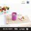 Lock lid plastic water bottle cup colorful items