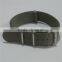 22mm Gray Military Import Nylon Nato Watch Band