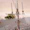 Iron Beaded wedding candelabra