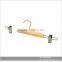 luxury wooden bottom hanger manufacture all kinds of wholesale wooden clothes hanger