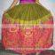 Vintage Garments 100%Vintage Silk Sari Skirts Women warp around cotton vintage skirt