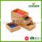 Set Top Box Set, 4 Pcs Bamboo Box Set