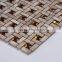 LJ JY-Mx-GS08 Decorative Colored Crystal Glass Mix Stone Mosaic Tile Crystal Mosaic Backsplash Tiles Wholesale