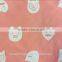 Kawaii Cartoon Rabbit Fox Print Pongee Fabric for Kid Pet Wear Home Textile
