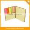 Onzing new custom sticky note pad set leather cover