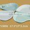 53006 White Melamine Porclain Plate Crack Effect Dish