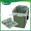 Eco friendly nontoxic biodegradable compostable flat opening bag for trash