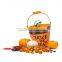 Mini Galvanized Metal Round Halloween Bucket