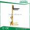 1500kg, lifting height 1600mm manual forklift manual stacker