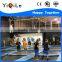 New design big indoor rectangular trampoline with basketball hoop for sale