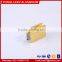 Anodized golden aluminum profile for sliding window