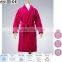 cheap RED heated towel bathrobe, bathrobe factory