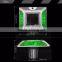 Green led light aluminum 3M reflector solar road marker cat eye