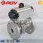 Pneumatic ball valve flange 2'' valve
