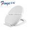18'' Toilet seat, U shape soft plastic toilet seat hinges for wc