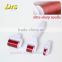 4-in-1 Facial Skin Care Needle Micro Acne Scars Derma Skin Roller Stretch Mark with 3 Separated Heads of Different Needle Count
