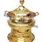 new design handmade chafing dish | brass plated new design weddings used chafing dish