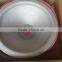 Cone shaped bowl with hole in bottom center, flat bottom round bowl,aluminum spinning