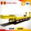 Factory director heavy machine transport trailer, 20ft flatbed semi trailer and 40ft 3 axle low bed semi trailer