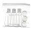 New Travel Portable Make Up Spray Bottle Cream Bottle Plastic Makeup Mirror Comb