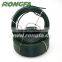 15m 20m 30m Green Plastic Coated Garden Round Iron Wire