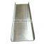 Open square pipe steel lining