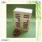 six compartments blind window design wooden display box